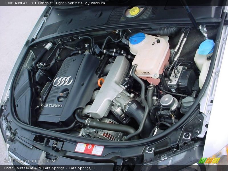 Light Silver Metallic / Platinum 2006 Audi A4 1.8T Cabriolet