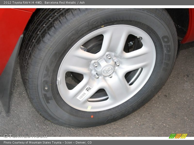 Barcelona Red Metallic / Ash 2012 Toyota RAV4 I4 4WD