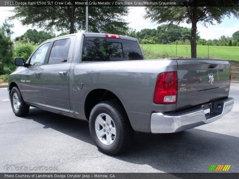 Mineral Gray Metallic / Dark Slate Gray/Medium Graystone 2011 Dodge Ram 1500 SLT Crew Cab