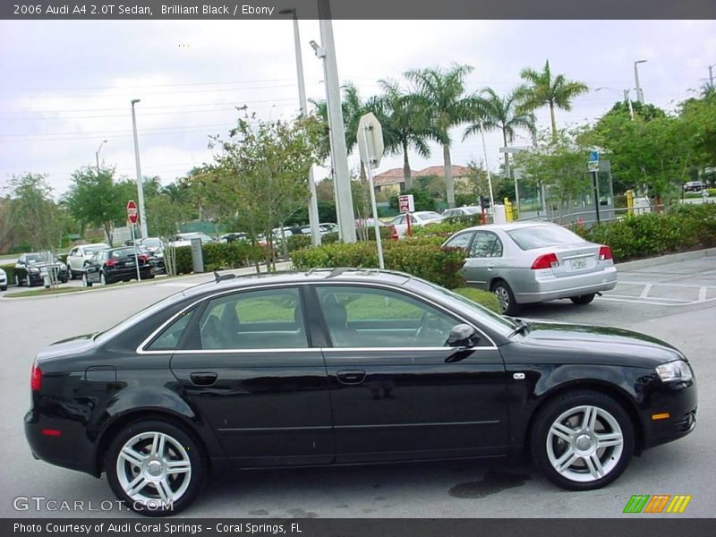 Brilliant Black / Ebony 2006 Audi A4 2.0T Sedan