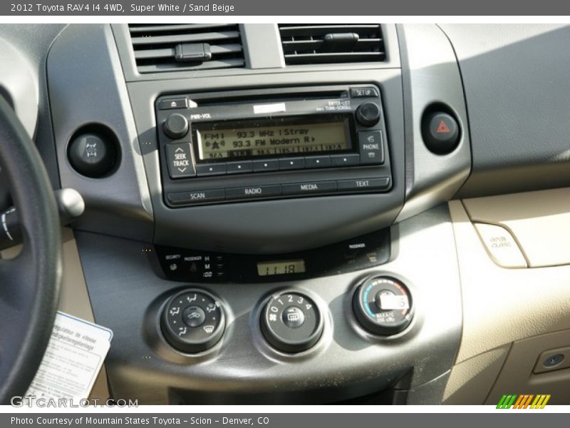 Super White / Sand Beige 2012 Toyota RAV4 I4 4WD
