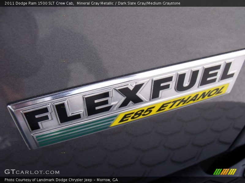Mineral Gray Metallic / Dark Slate Gray/Medium Graystone 2011 Dodge Ram 1500 SLT Crew Cab