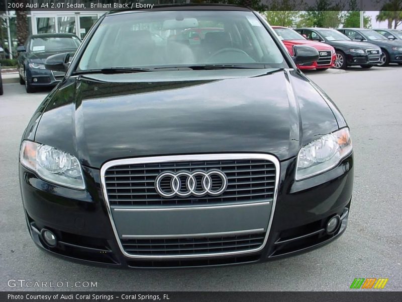 Brilliant Black / Ebony 2006 Audi A4 2.0T Sedan