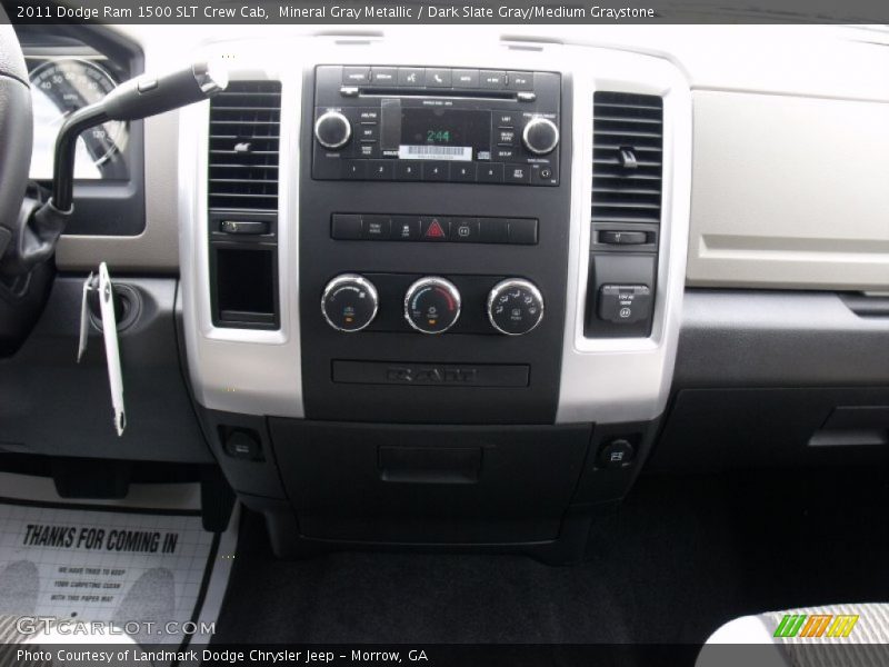 Controls of 2011 Ram 1500 SLT Crew Cab