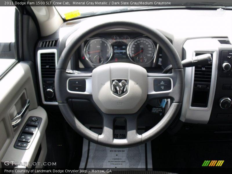  2011 Ram 1500 SLT Crew Cab Steering Wheel