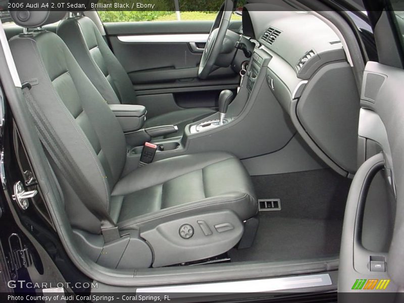 Brilliant Black / Ebony 2006 Audi A4 2.0T Sedan