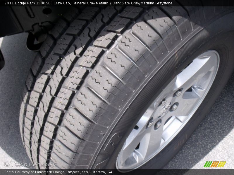 Mineral Gray Metallic / Dark Slate Gray/Medium Graystone 2011 Dodge Ram 1500 SLT Crew Cab