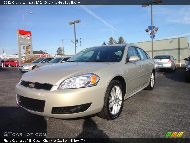 Gold Mist Metallic / Ebony 2012 Chevrolet Impala LTZ
