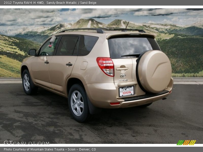 Sandy Beach Metallic / Sand Beige 2012 Toyota RAV4 I4 4WD