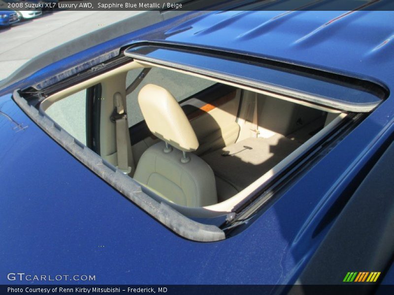 Sapphire Blue Metallic / Beige 2008 Suzuki XL7 Luxury AWD