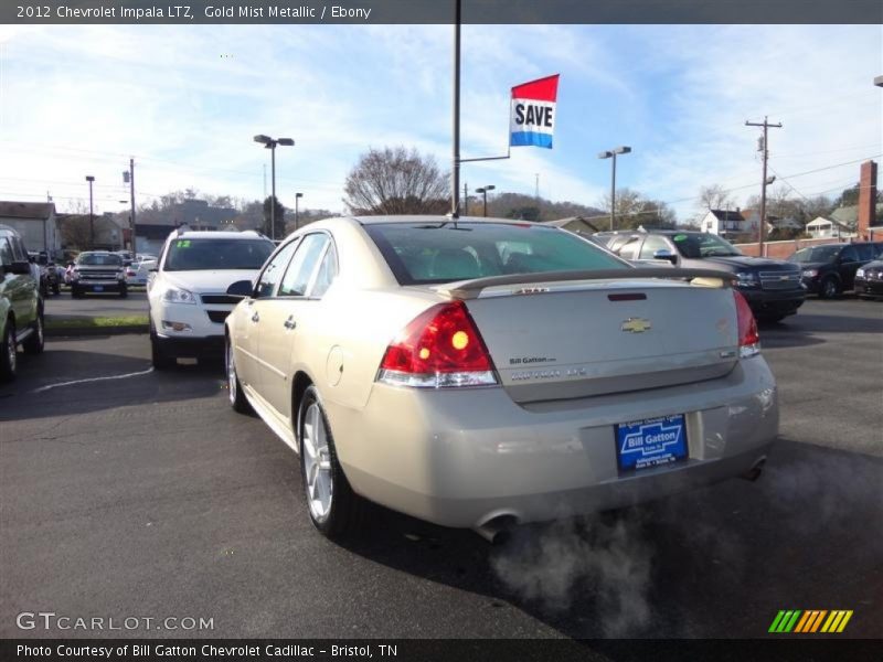 Gold Mist Metallic / Ebony 2012 Chevrolet Impala LTZ
