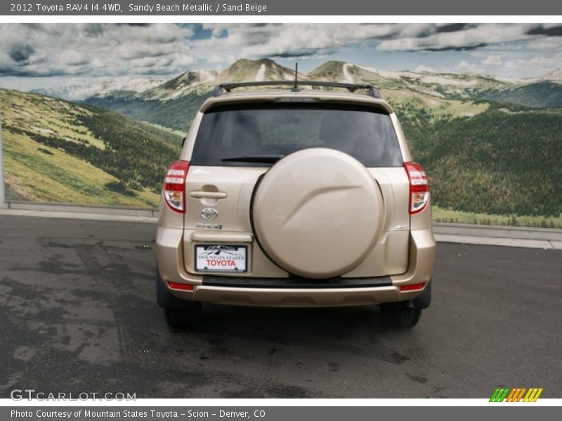 Sandy Beach Metallic / Sand Beige 2012 Toyota RAV4 I4 4WD