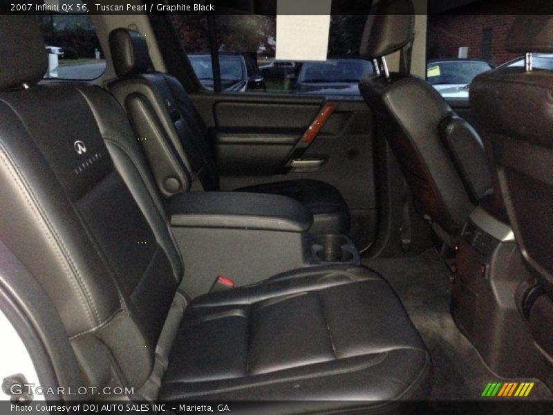 Tuscan Pearl / Graphite Black 2007 Infiniti QX 56