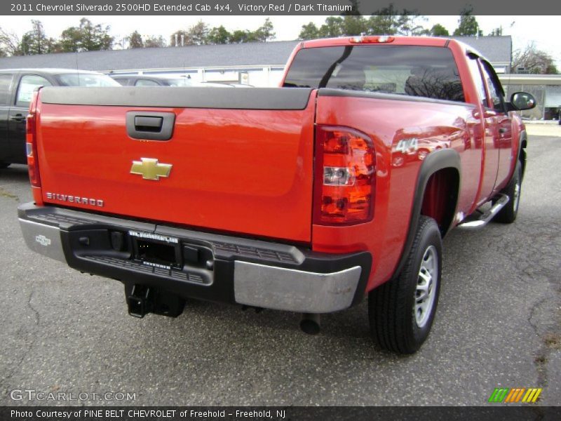 Victory Red / Dark Titanium 2011 Chevrolet Silverado 2500HD Extended Cab 4x4
