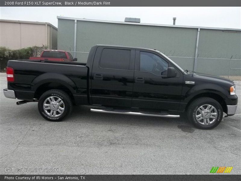 Black / Medium/Dark Flint 2008 Ford F150 XLT SuperCrew