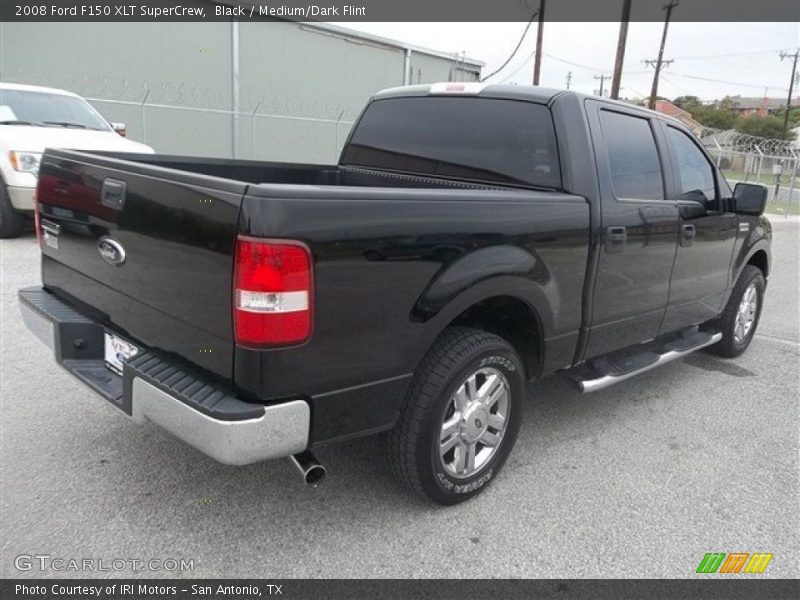 Black / Medium/Dark Flint 2008 Ford F150 XLT SuperCrew