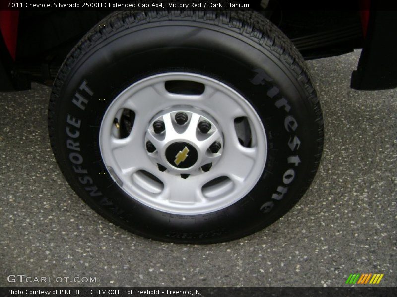 Victory Red / Dark Titanium 2011 Chevrolet Silverado 2500HD Extended Cab 4x4