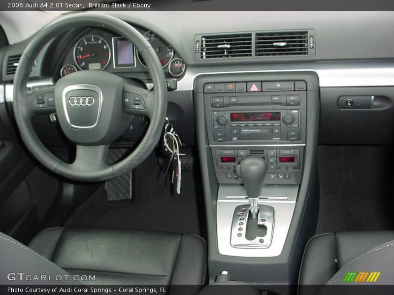 Brilliant Black / Ebony 2006 Audi A4 2.0T Sedan