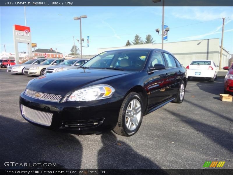 Black / Gray 2012 Chevrolet Impala LT