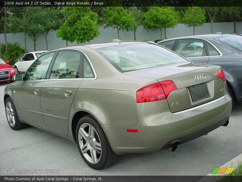 Dakar Beige Metallic / Beige 2006 Audi A4 2.0T Sedan