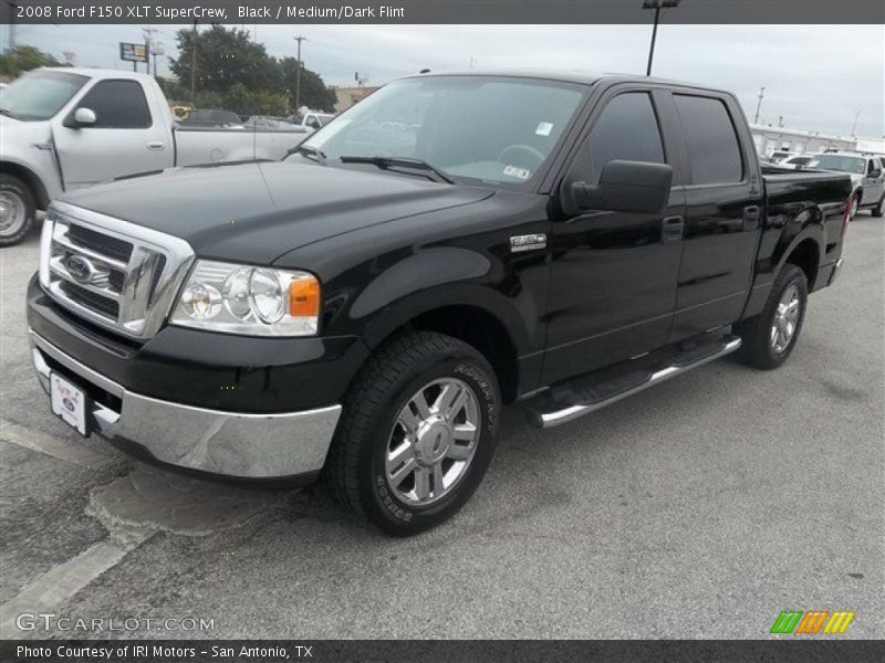 Black / Medium/Dark Flint 2008 Ford F150 XLT SuperCrew