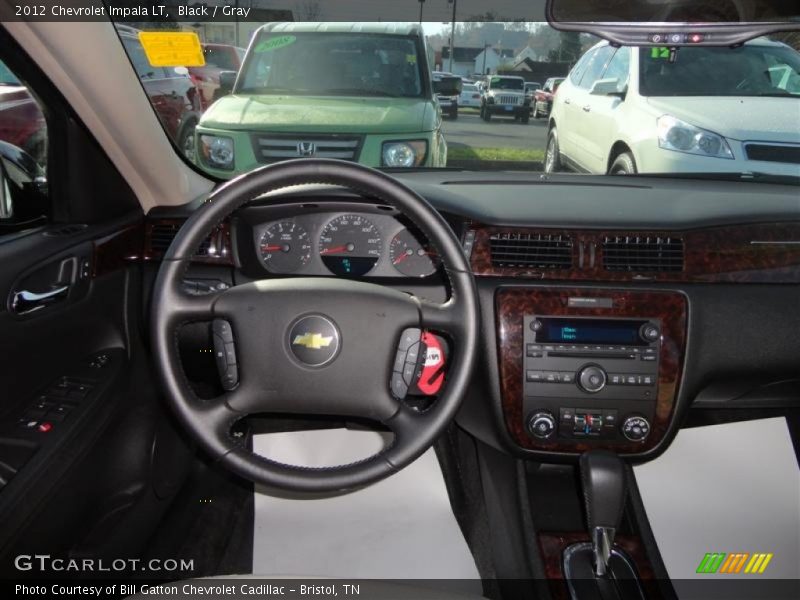 Black / Gray 2012 Chevrolet Impala LT
