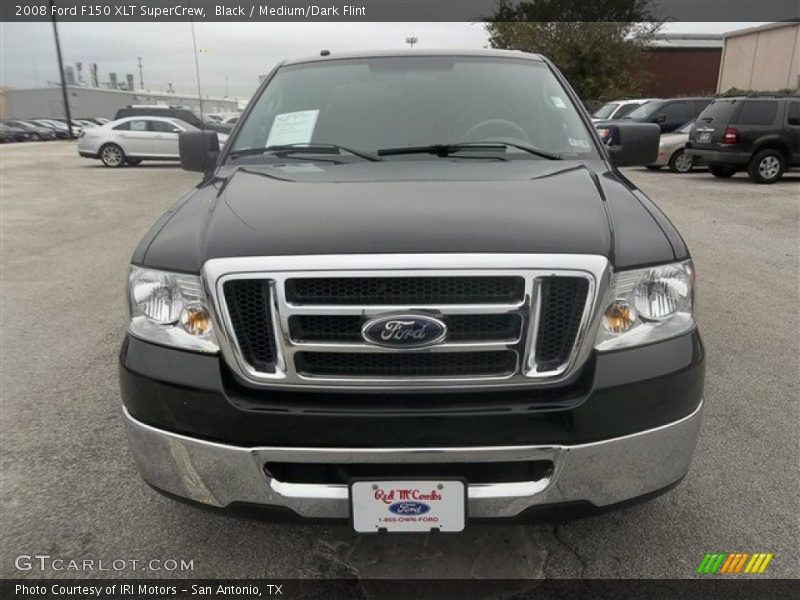 Black / Medium/Dark Flint 2008 Ford F150 XLT SuperCrew