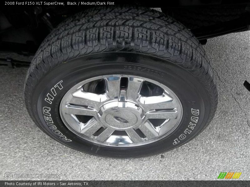 Black / Medium/Dark Flint 2008 Ford F150 XLT SuperCrew