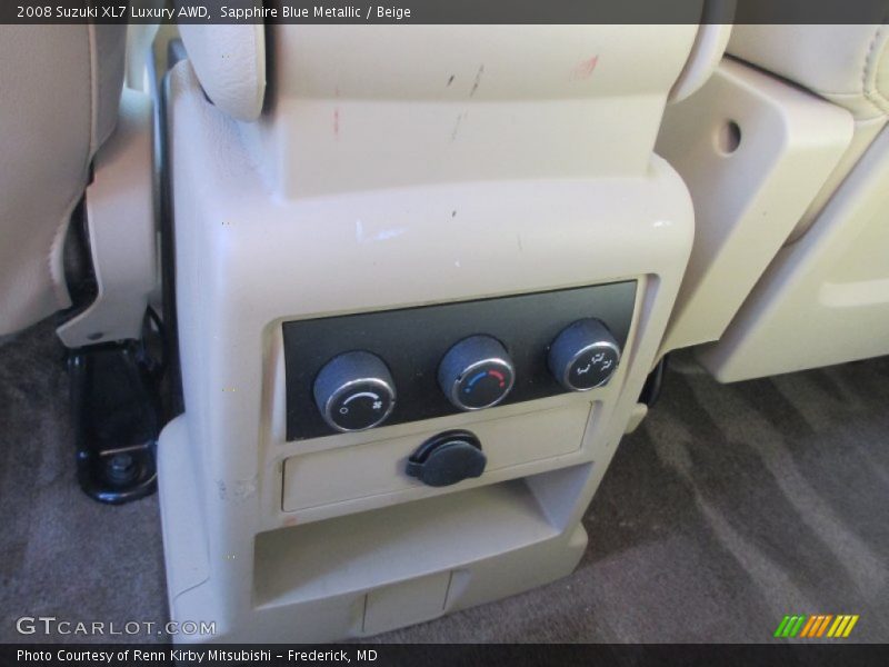 Sapphire Blue Metallic / Beige 2008 Suzuki XL7 Luxury AWD
