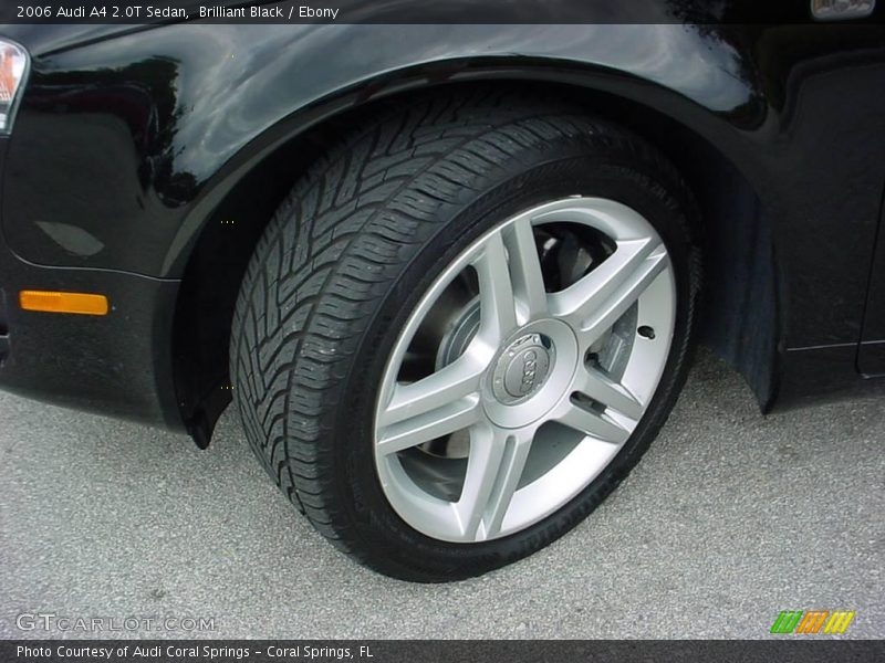 Brilliant Black / Ebony 2006 Audi A4 2.0T Sedan