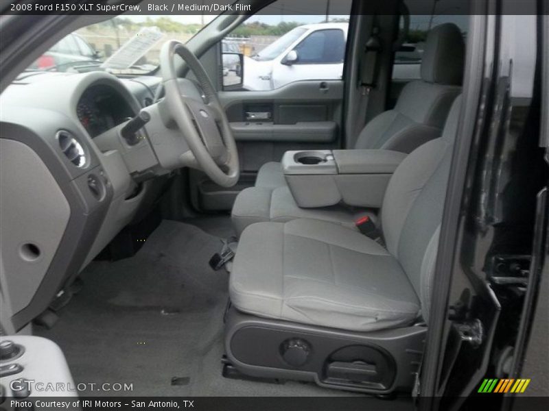 Black / Medium/Dark Flint 2008 Ford F150 XLT SuperCrew
