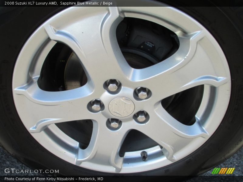 Sapphire Blue Metallic / Beige 2008 Suzuki XL7 Luxury AWD