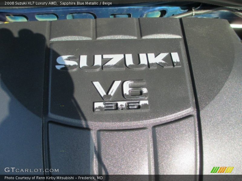 Sapphire Blue Metallic / Beige 2008 Suzuki XL7 Luxury AWD
