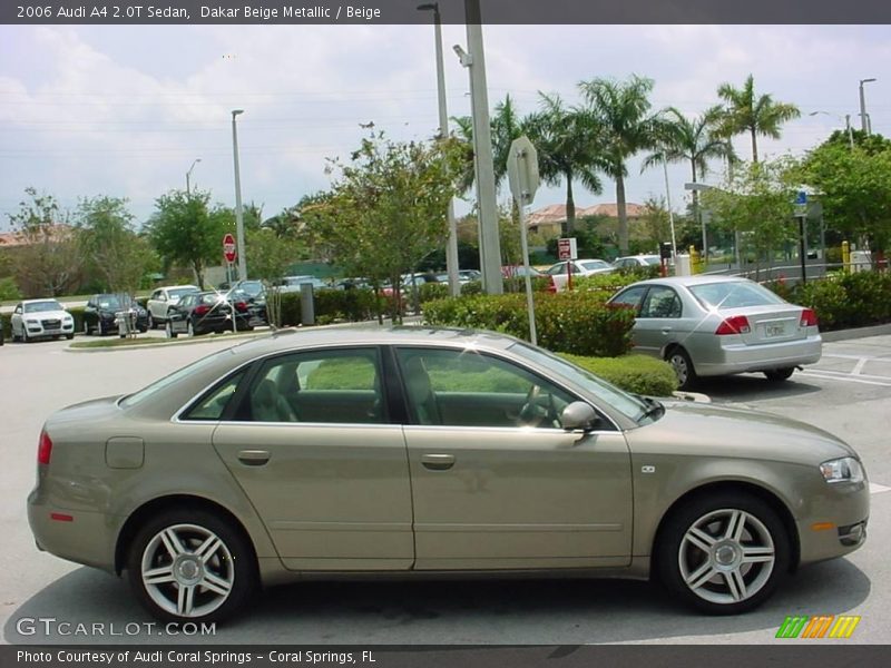Dakar Beige Metallic / Beige 2006 Audi A4 2.0T Sedan