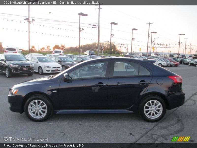  2013 Lancer Sportback ES Cosmic Blue Metallic