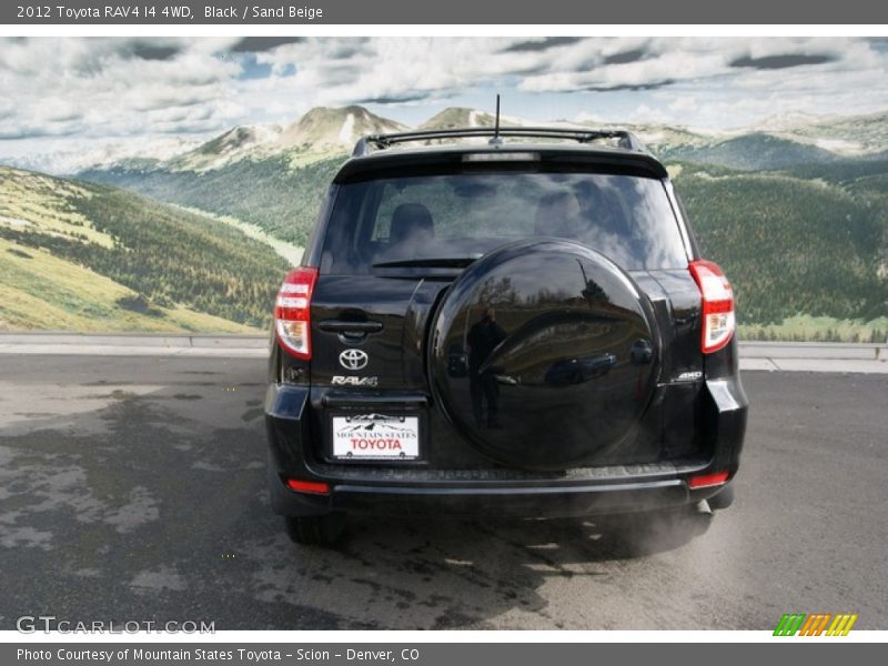 Black / Sand Beige 2012 Toyota RAV4 I4 4WD