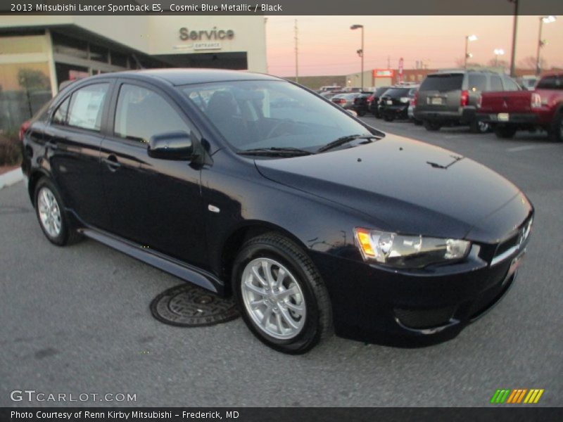 Front 3/4 View of 2013 Lancer Sportback ES