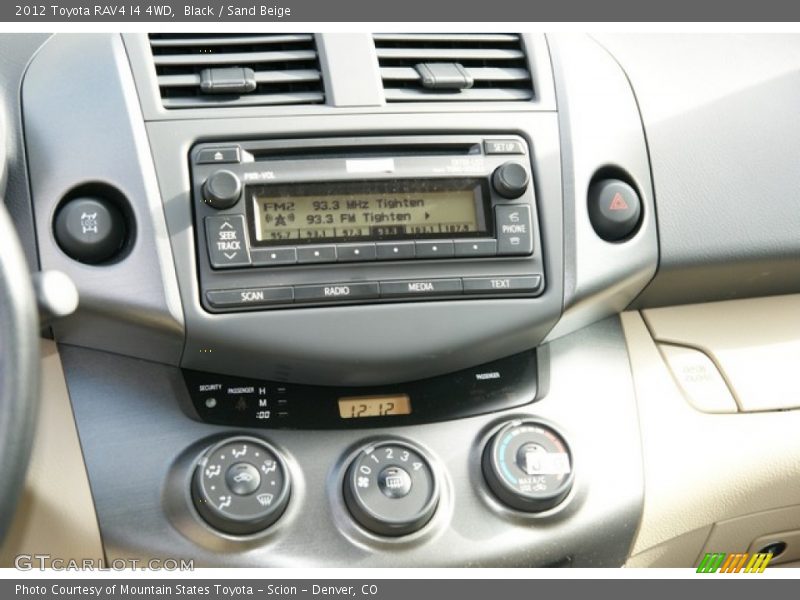Black / Sand Beige 2012 Toyota RAV4 I4 4WD