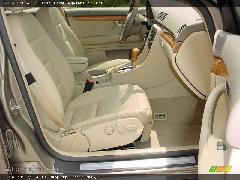 Dakar Beige Metallic / Beige 2006 Audi A4 2.0T Sedan