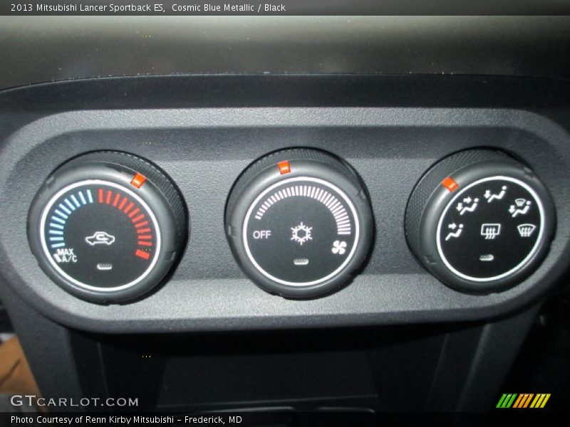 Controls of 2013 Lancer Sportback ES