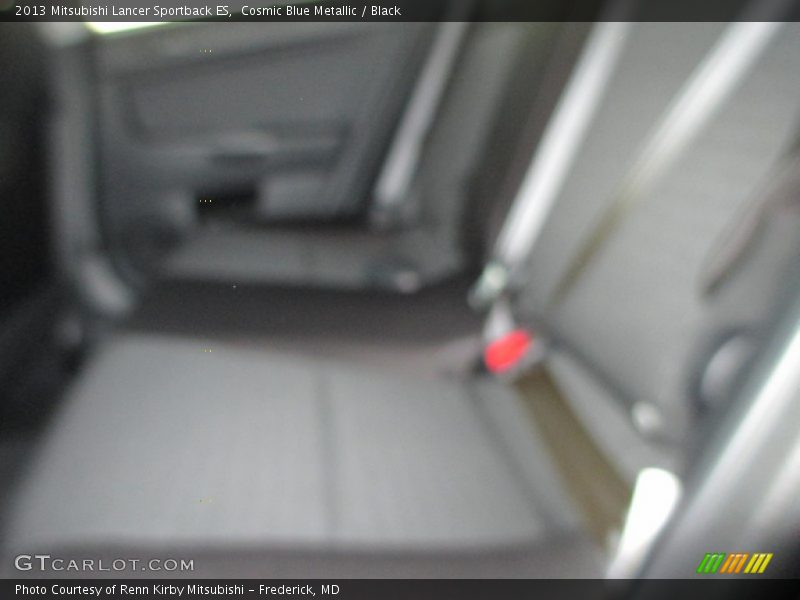 Cosmic Blue Metallic / Black 2013 Mitsubishi Lancer Sportback ES