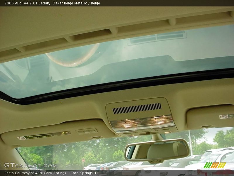 Dakar Beige Metallic / Beige 2006 Audi A4 2.0T Sedan