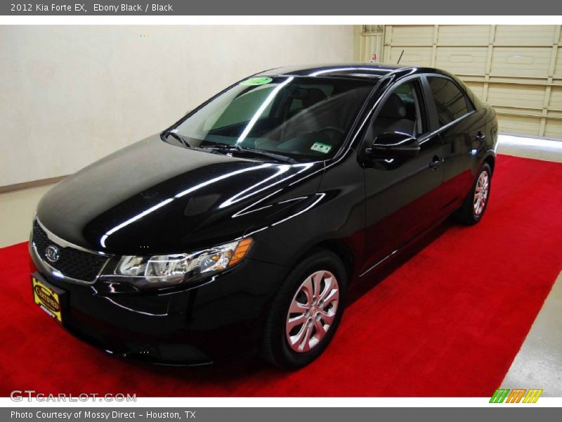 Ebony Black / Black 2012 Kia Forte EX