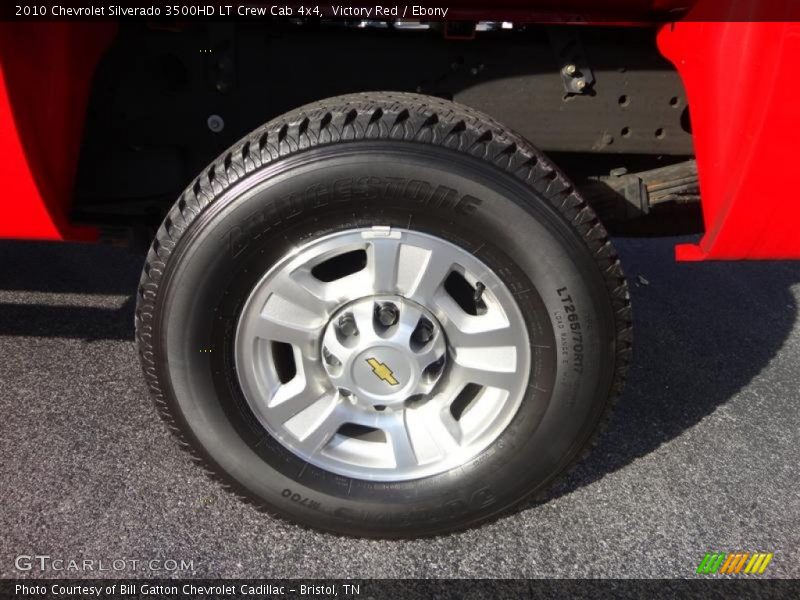 Victory Red / Ebony 2010 Chevrolet Silverado 3500HD LT Crew Cab 4x4