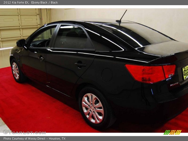 Ebony Black / Black 2012 Kia Forte EX