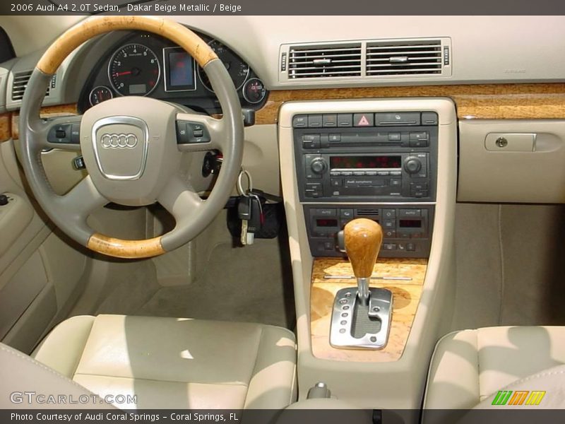 Dakar Beige Metallic / Beige 2006 Audi A4 2.0T Sedan