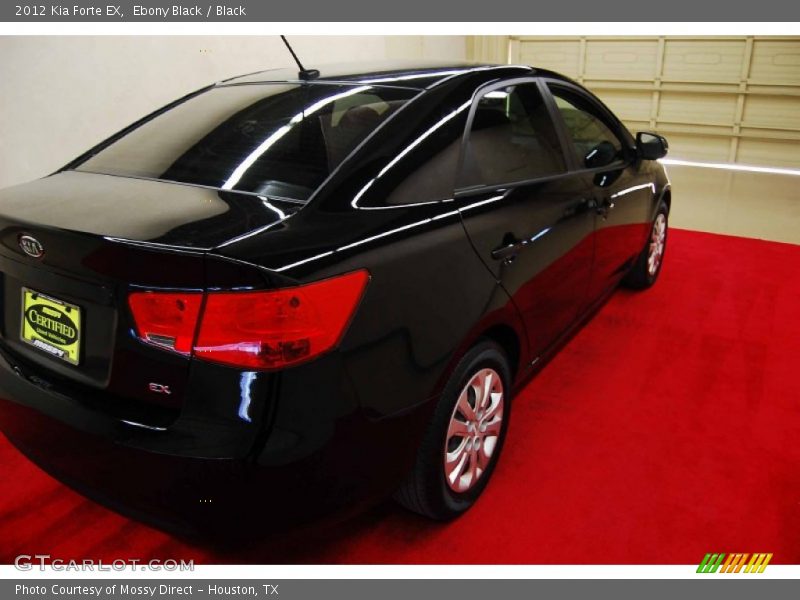 Ebony Black / Black 2012 Kia Forte EX