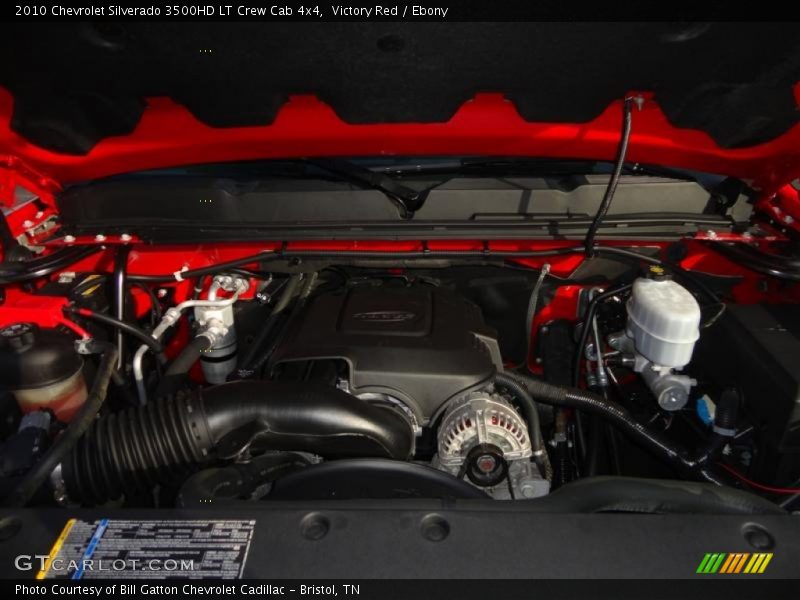 Victory Red / Ebony 2010 Chevrolet Silverado 3500HD LT Crew Cab 4x4