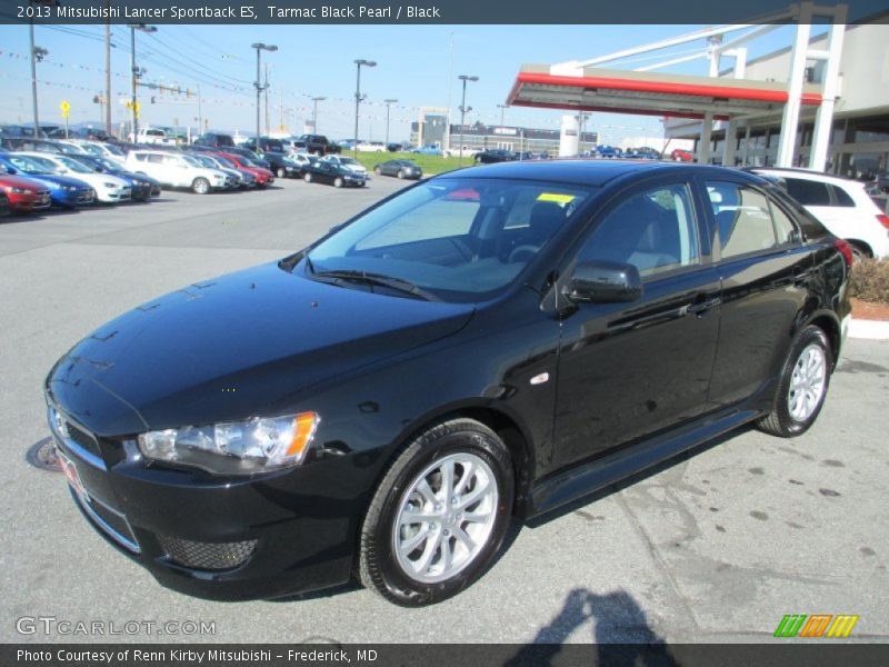 Tarmac Black Pearl / Black 2013 Mitsubishi Lancer Sportback ES
