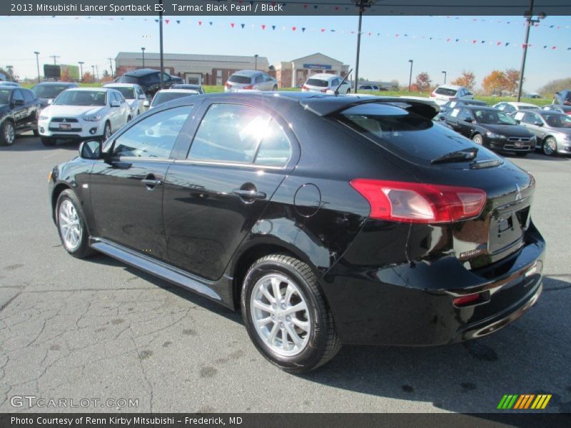 Tarmac Black Pearl / Black 2013 Mitsubishi Lancer Sportback ES